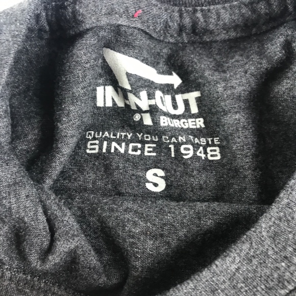 In and Out Burger Gray T-Shirt California 2015 - Picture 5 of 7